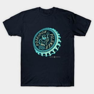 Vintage Poseidon Pilsner Bottlecap T-Shirt